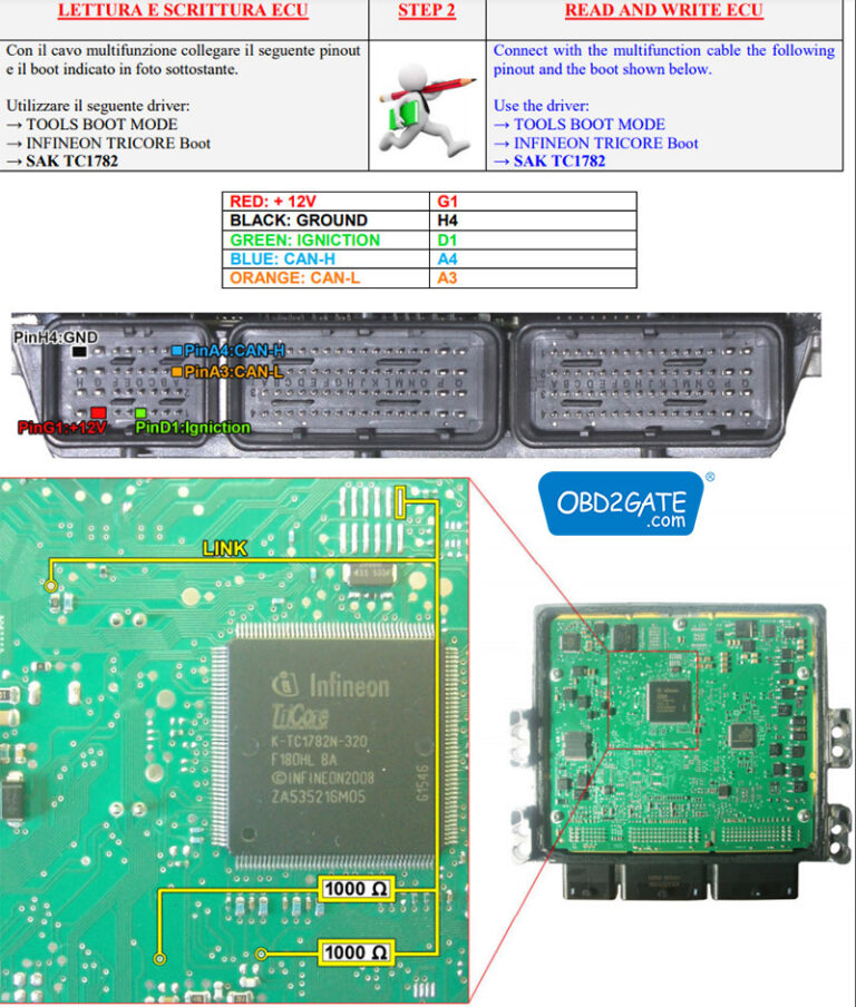 Way of ECUHELP KT200 read Ems3155 in boot mode - OBD2gate Official Blog