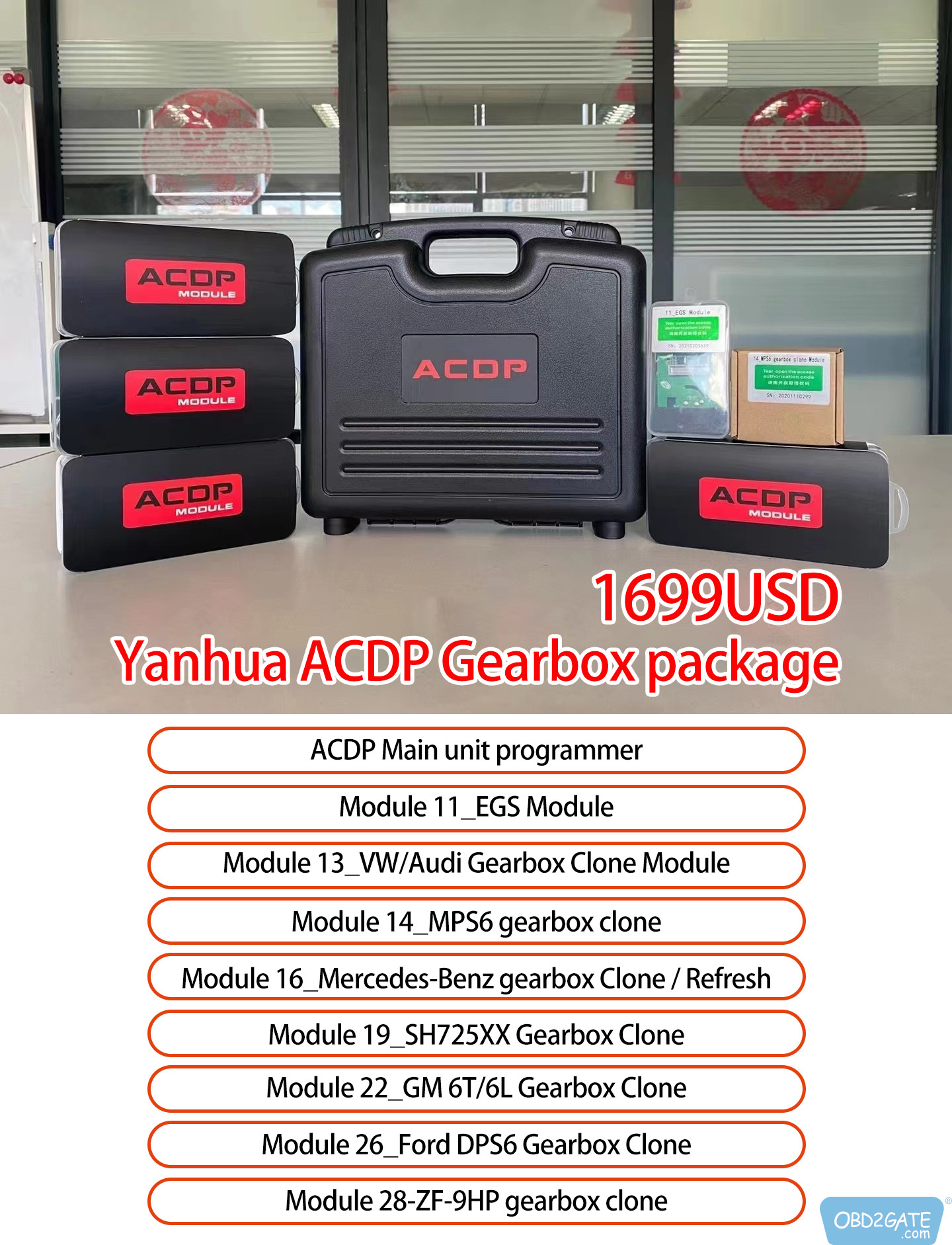 Yanhua ACDP Gearbox clone & refresh No soldering OBD2gate Official Blog